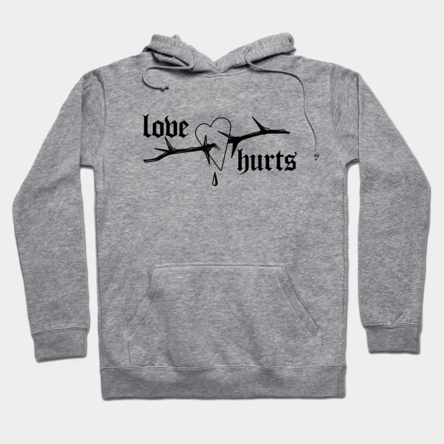 Love Hurts Hoodie by Smurnov